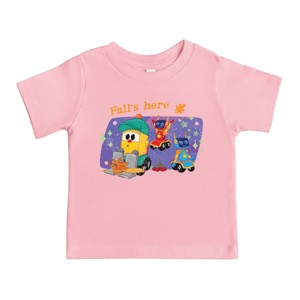 Leo the Truck Fall's Here - Toddler Short Sleeve Graphic T-Shirt - 1 of 3