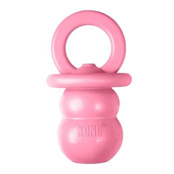 KONG Puppy Binkie Dog Toy - Pink - S