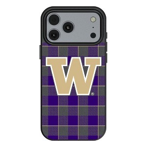 NCAA Big Ten Universities Plaid MagSafe Compatible Cell Phone Case for Apple iPhone 17 Series - 1 of 4