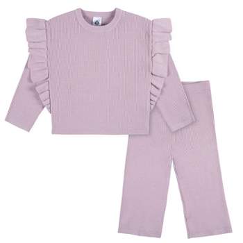 Gerber Baby and Toddler Girls' 2-Piece Knit Sweater & Pant Set