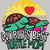 Men's Design By Humans World's Best Turtle Mom Retro Stripes By animalshop T-Shirt - 2 of 2