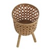 Chery Life 3Pcs Brown Bamboo Planters, 11x11x19", 13x13x22", 15x15x26" - 3 of 4