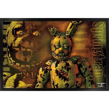Five Nights at Freddy's - Quad Wall Poster with Push Pins, 22.375