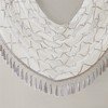 38"x46" Clarissa Diamond Sheer Embroidered Waterfall Valance - 3 of 4