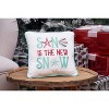 C&F Home 10" x 10" Sand Is The New Snow Small Christmas Throw Pillow - 4 of 4