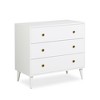 ORRD Harper 3-Drawer Dresser, Mid-Century Modern Baby Nursery Dresser with Safety Strap, Solid Pine Wood - 4 of 4