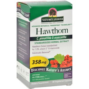 Nature's Answer Hawthorn Vegetarian Capsules 385mg, 60 Ct - 1 of 4