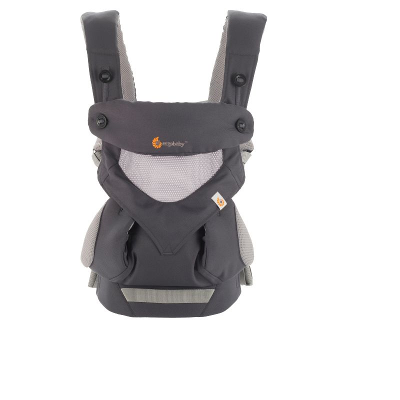 Ergobaby 360 Cool Air Breathable Mesh All Position Baby Carrier with Lumbar Support - Carbon Gray 12-45lb, 6 of 8
