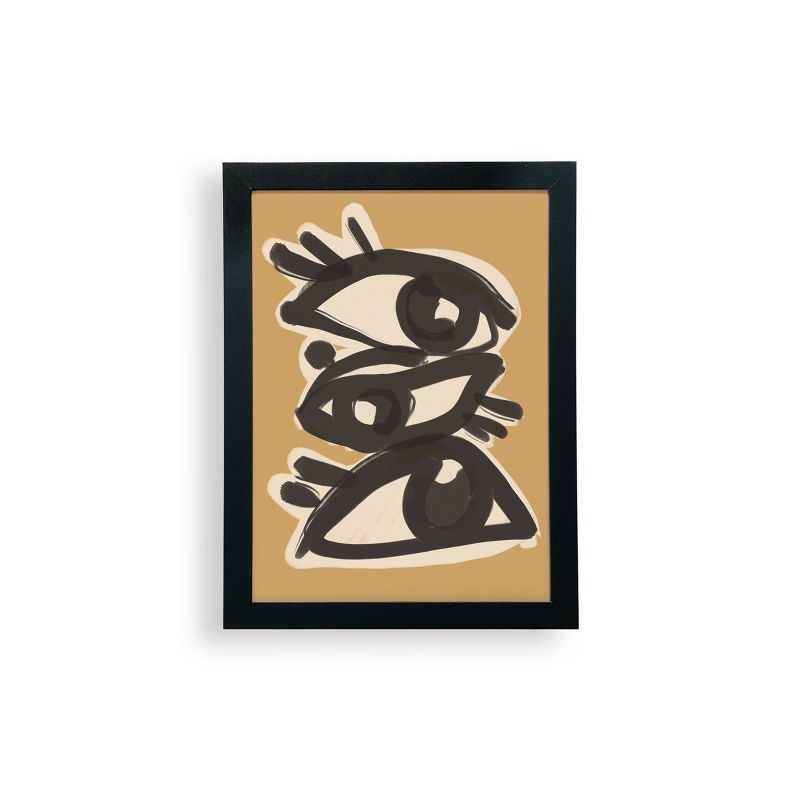 9&#34; x 12&#34; Abstract Line Eyes 10 ThingDesign Frame Wall Art - Deny Designs, 1 of 6