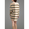 August Sky Women's Stripe Colorblock Long Sleeve Mini Sweater Dress - 2 of 4