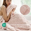 Bedsure | Cute Soft Cozy Checkered Throw Blanket for Couch - 4 of 4