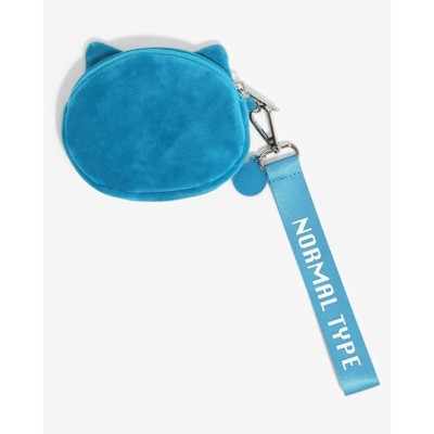 Сумки Seven Times Six Pokemon Snorlax Plush Zip Around Coin Purse Key Chain Wristlet Pouch 5" With Rubber Charm Blue — фото 4