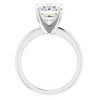 Pompeii3 5Ct Emerald Solitaire Moissanite Engagement Ring in White Yellow or Rose Gold - 2 of 4