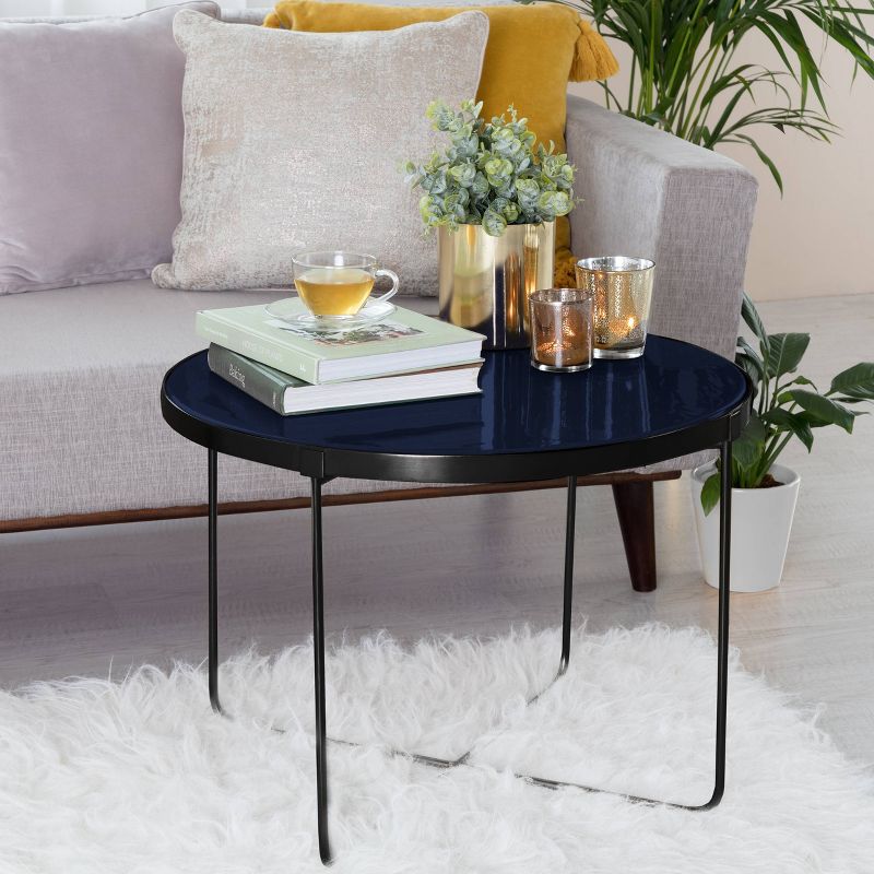 Thomas Round Coffee Table Blue - Finch, 2 of 9
