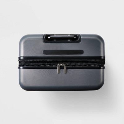 Hardside Large Checked Suitcase Gray - Open Story™