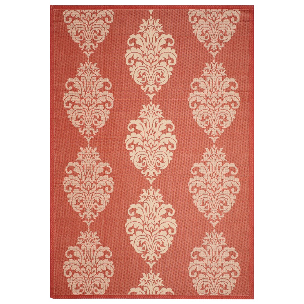  Rectangle Orly Outdoor Rug Red/Natural