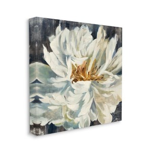 Stupell Industries Organic Blooming White Petals with Rustic Charm - 1 of 4