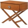 NicBex Modern 1 Drawer Nightstand Elegant Bedside Table with Solid Legs End Table for Living Room, Bedroom - 3 of 4