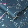 Tori Teal Tropical Birds Paste the Wall Wallpaper - 3 of 4