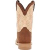 Kids Brown Durango® Lil' Rebel Pro™ Big Kids' Coffee and Bone Western Boot Size 5 - image 4 of 4