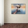 Trademark Fine Art-Moises Levy 'Water Tree XIV' Floating Brushed Aluminum Art - 3 of 4