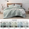 Bedsure | 2/3 Pcs Comforter Set Solid Cationic Dyeing Soft & Cozy Bedding Set - 4 of 4