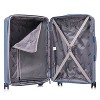 DUKAP Airley 3pc Lightweight Hardside Spinner Luggage Set - Blue - 4 of 4