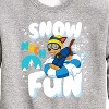 Boys' - Paw Patrol - Snow Much Fun Graphic Long Sleeve Fleece Sweatshirt - 2 of 4