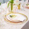 Silver Spoons Elegant Disposable Plastic Plates for Party, Heavy Duty Disposable Dinner Set (20 PC) - image 3 of 3