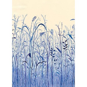 Tempaper & Co. 108"x78" June Grass Indigo Ombre Peel and Stick Wall Mural Blue - 1 of 4