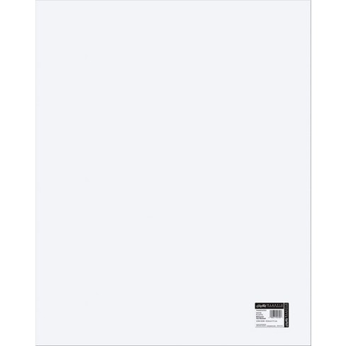 Pacon Four-Ply Poster Board, White - 22 x 28 - Pack of 25