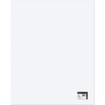 Pacon Plastic Poster Board, 22 x 28 Inches, White, Pack of 25