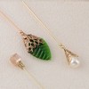 Anna-Kaci Vintage 3Pcs Long Stick Hat Pins Crystal Flower Butterfly and Pearl Details for Classic Hat Lapel and Scarf Accessorizing - 3pcs Pearl - 4 of 4