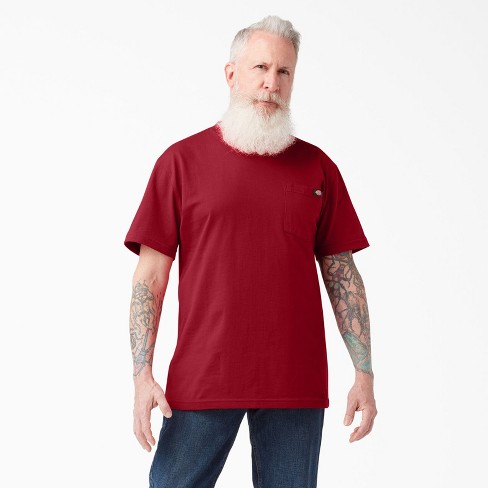 Dickies Heavyweight Short Sleeve Pocket T-shirt, English Red (er), Lt :  Target