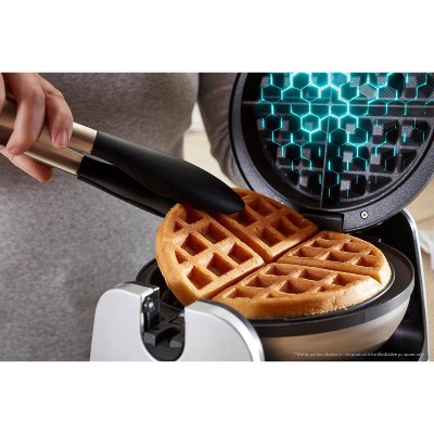 Oster DiamondForce Nonstick Flip Waffle Maker - Silver