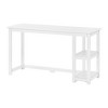 Plank+Beam Solid Wood Desk with Bookshelves for Computer, Gaming, Study, Desk for Home Office, 55" - 2 of 4