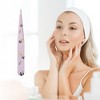 Unique Bargains Durable Spray Paint Cute Eyebrow Tweezer Purple 1 Pc - 4 of 4