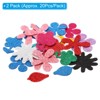 Unique Bargains Blossom Self-Adhesive Glitters Home Decor Card DIY Foam Stickers - 2 of 4