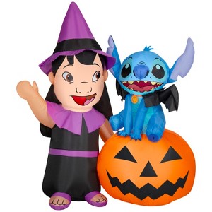 Gemmy Halloween Inflatable Lilo & Stitch, 6 ft Tall, Multi - 1 of 3