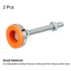 Unique Bargains Carbon Steel Non-Skid Adjustable Furniture Table Feet Leveling Feet 2 Pcs - 3 of 4