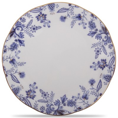 Noritake Blue Sorrentino Cake Plate