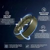 Men's 9mm Silicone Wedding Bands - 2.5mm Thick Ergonomic & Breathable Design - 2 of 4