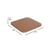 Emma and Oliver Backless Metal Indoor-Outdoor Stool with All-Weather Polystyrene Seat - 3 of 3