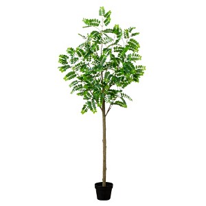 Nearly Natural 6-ft Artificial Greco Citrus Tree with Real Touch Leaves - 1 of 4