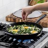 All-Clad 12" Cast Iron Skillet with Lid, Black - 3 of 4