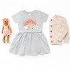 SmileyWorld Today Is Your Day Rainbow  - Toddler Graphic Dress and Infant Dress - 2 of 3