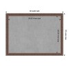 Amanti Art Distressed Rustic Brown Framed Magnetic Board 30 x 22 in. - 4 of 4