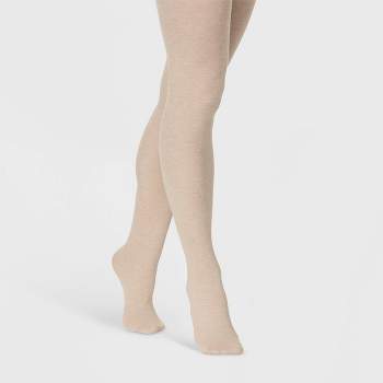 Opaque Tights Target Store Brand Heather Grey Size M/L 150-175 Lbs