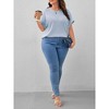 Women's Plus Size T Shirts Oversized Tees Summer Short Sleeve Crew Neck Tunic Tops - 3 of 4