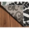 5'x7' Elegance Florence Rug Off White/Black - Linon: Traditional Damask, Low Pile, Indoor Area Rug, Machine Made - 3 of 4